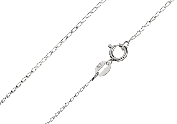 Micro Skull Necklace Silver