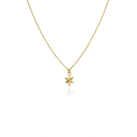 Mini star necklace 9k Gold