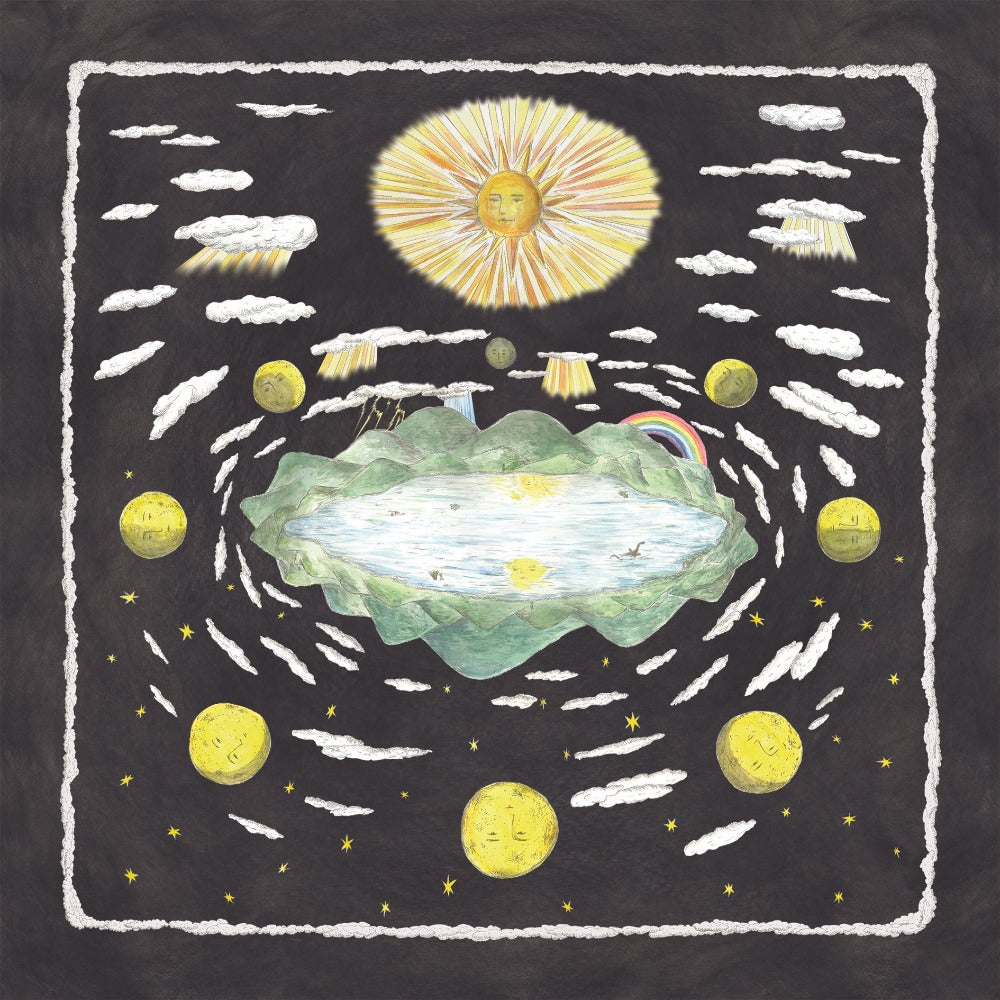 Sun, Moon and Stars Artwork - Giclee Print - Large