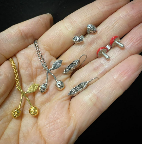 Cherry Brothers Necklace Gold