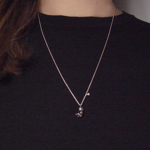 MOMOCREATURA Baby Necklace Silver / Gold Vermeil