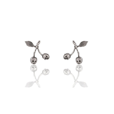 Cherry Brothers Earrings Silver Product Shot Main