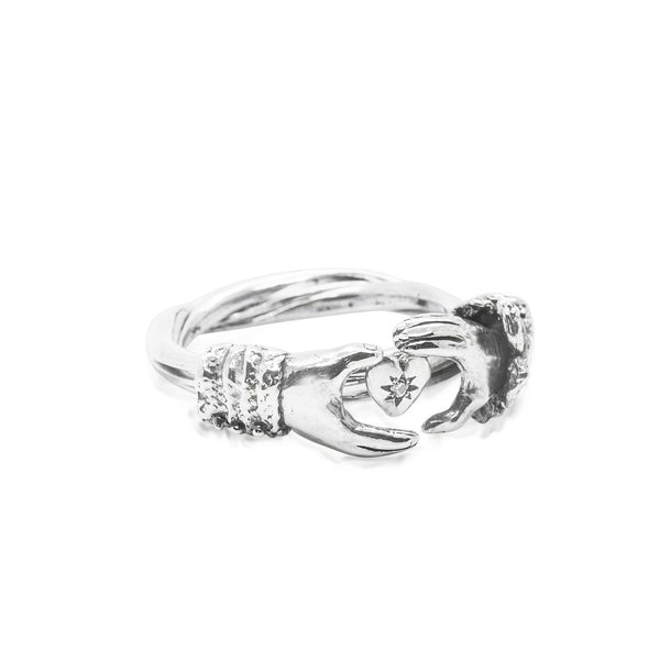 fede gimmel ring heart