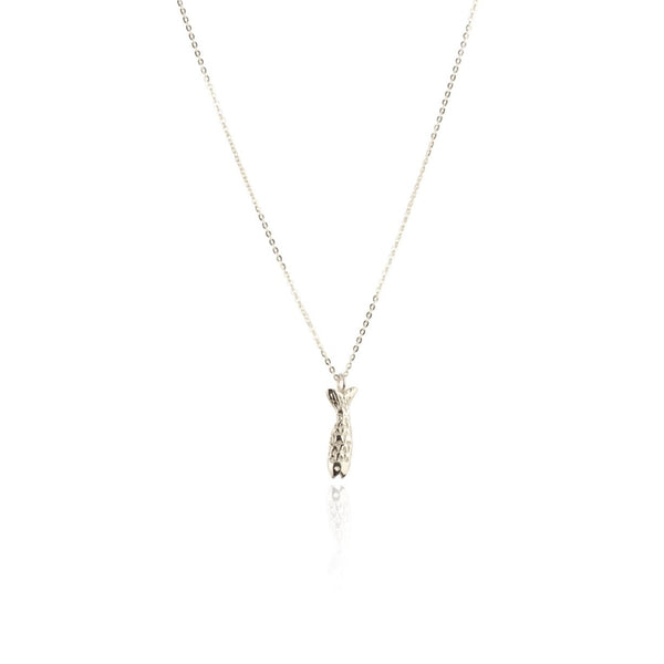 Micro Fish necklace silver