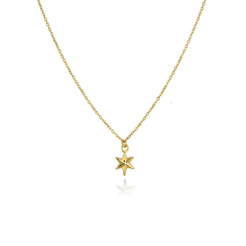 Mini star necklace Gold