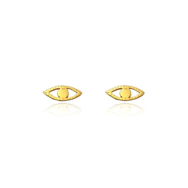 Eye stud earrings