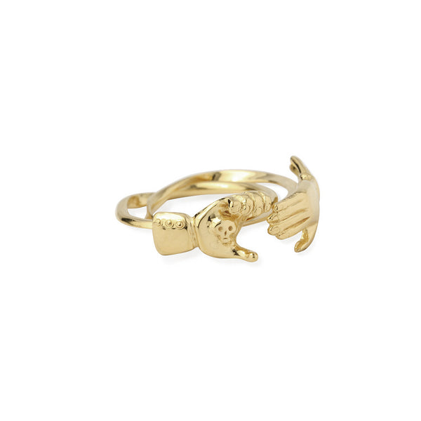 Fede Skull Ring 9k gold