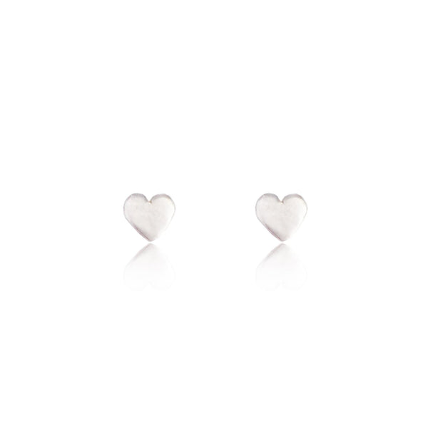 Tiny Heart Stud Earrings