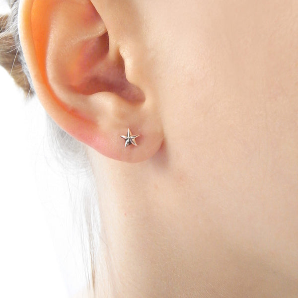 Tiny Star Stud Earrings