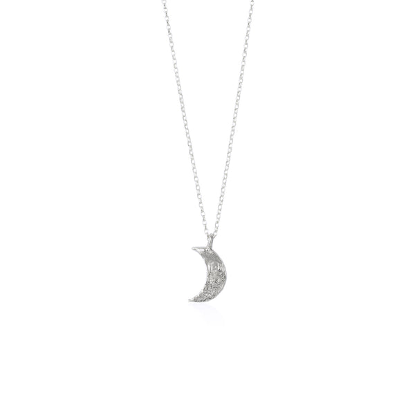 Medium crescent moon necklace