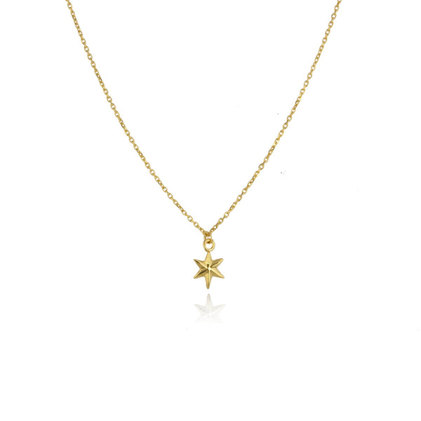 Mini star necklace 9k Gold