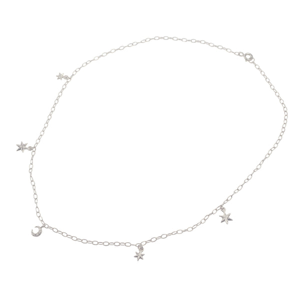 Starry sky choker necklace