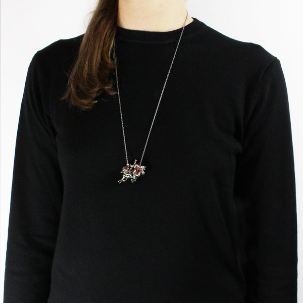 Hole in Heart All Stars Necklace