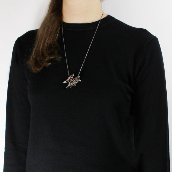 Hole in Heart All Stars Necklace