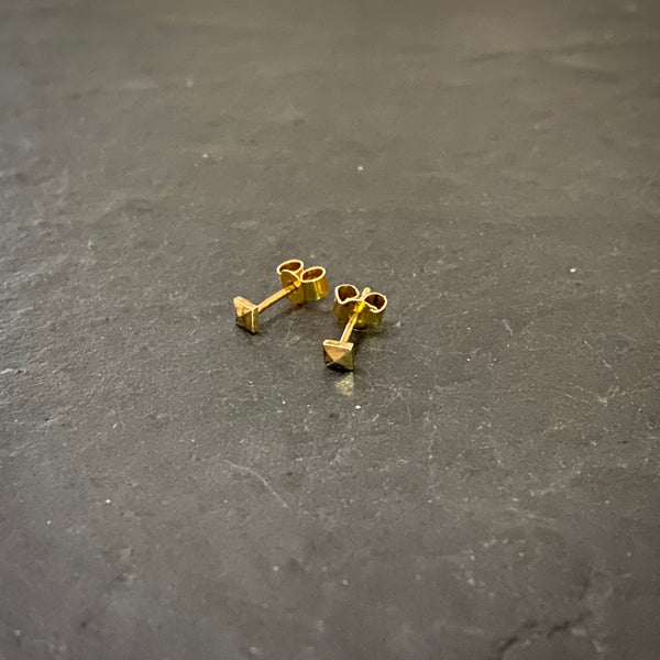 Micro Studs Earrings Gold