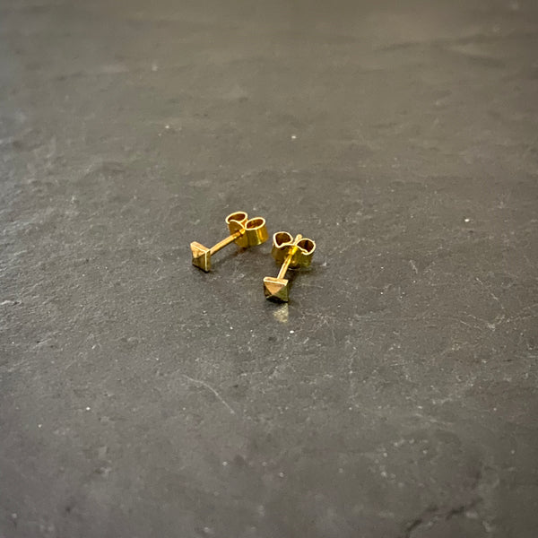 Micro Studs Earrings Gold