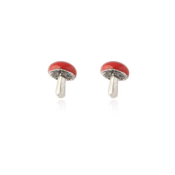 Mushroom Stud Earrings