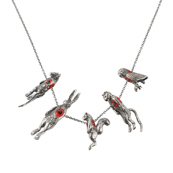 Hole in Heart All Stars Necklace