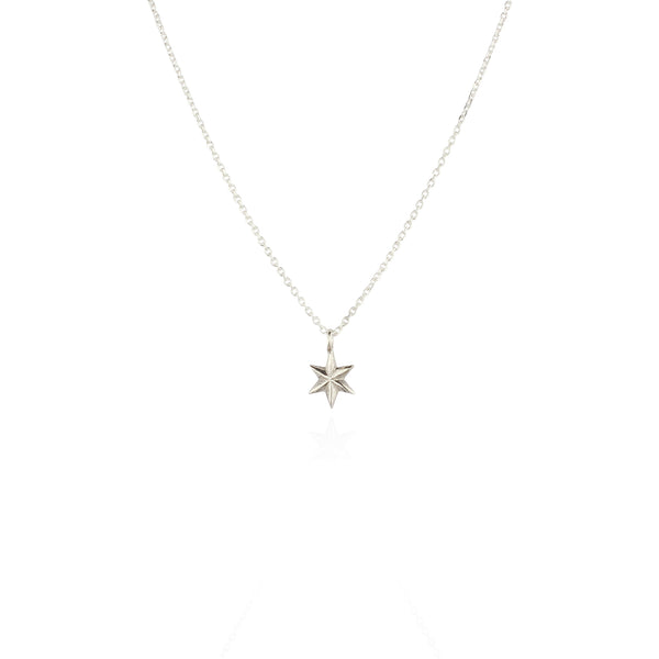 Mini star necklace silver