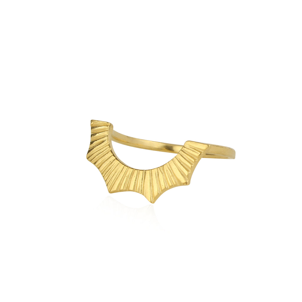 Halo ring gold