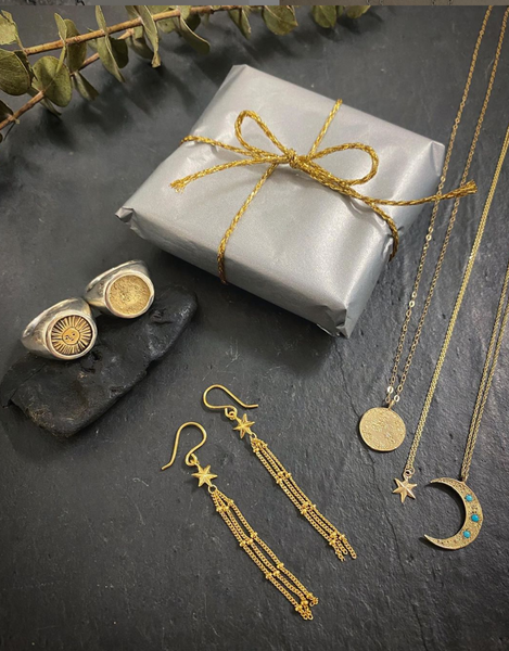 Shooting star earrings