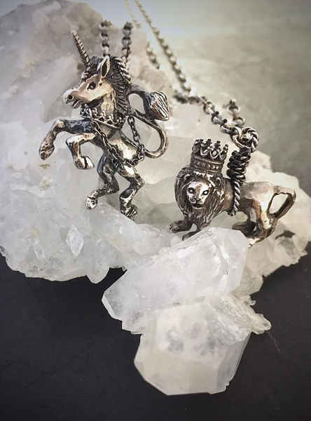 Unicorn Necklace Silver