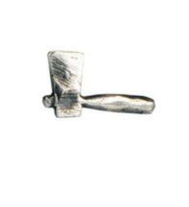 Tiny Axe Earrings Silver
