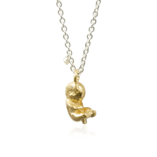 MOMOCREATURA Baby Necklace Silver / Gold Vermeil