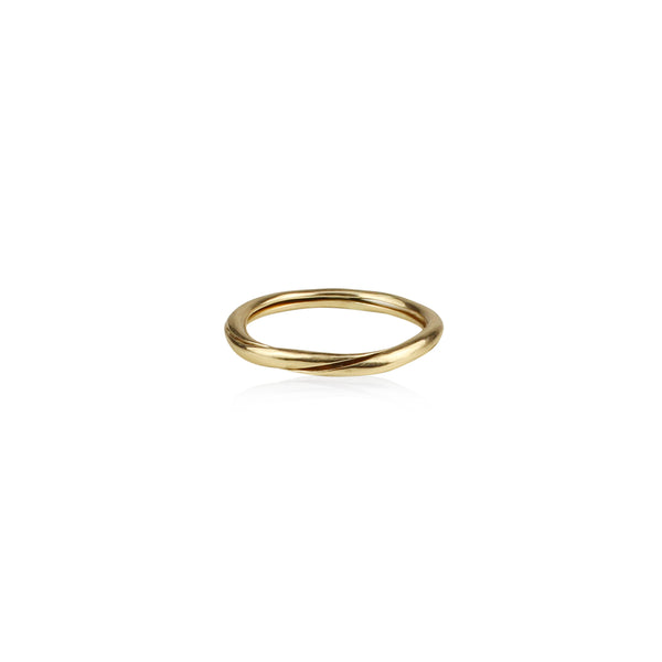 Bi-colour 9k Gold Gimmel Ring