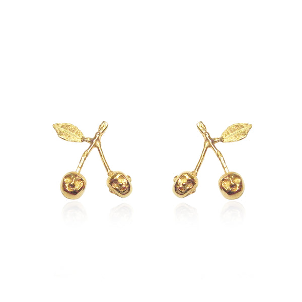 Cherry Brothers Earrings Gold