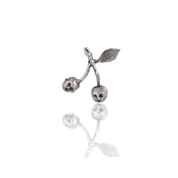 Cherry Brothers Earrings Silver Product Shot Sub