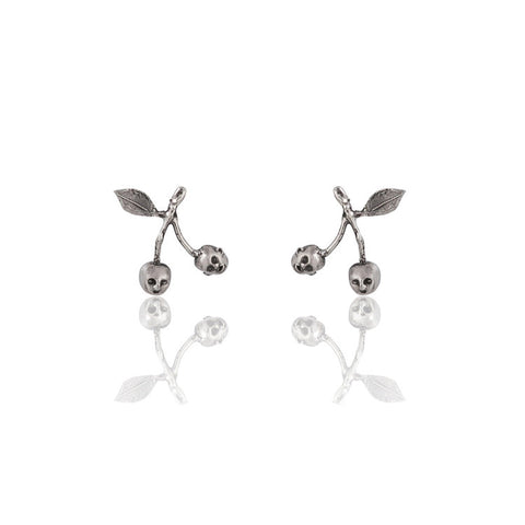 Cherry Brothers Earrings Silver Product Shot Main