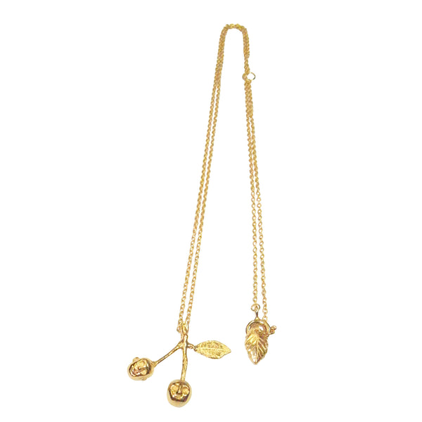 Cherry Brothers Necklace Gold