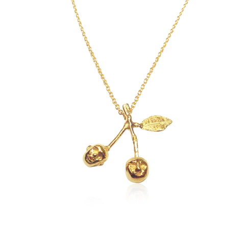 Cherry Brothers Necklace Gold