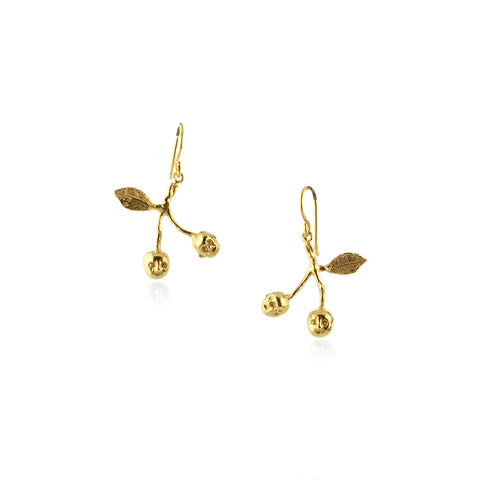 Cherry brothers hook earrings