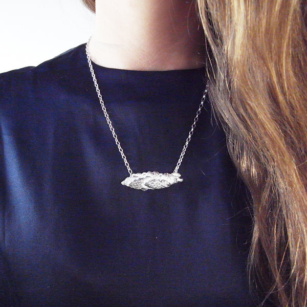 Long clouds necklace