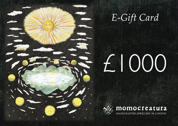 E-Gift Card (Printable)  / Sun, moon, and stars