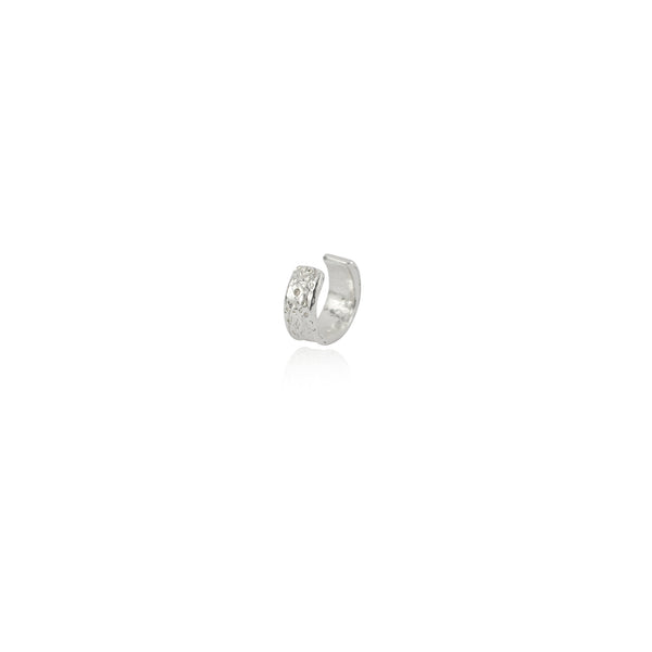 Moon crater ear cuff small