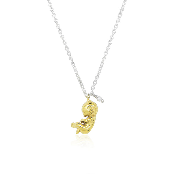 MOMOCREATURA Baby Necklace Silver / Gold Vermeil