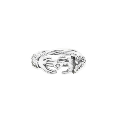 heart fede gimmel ring