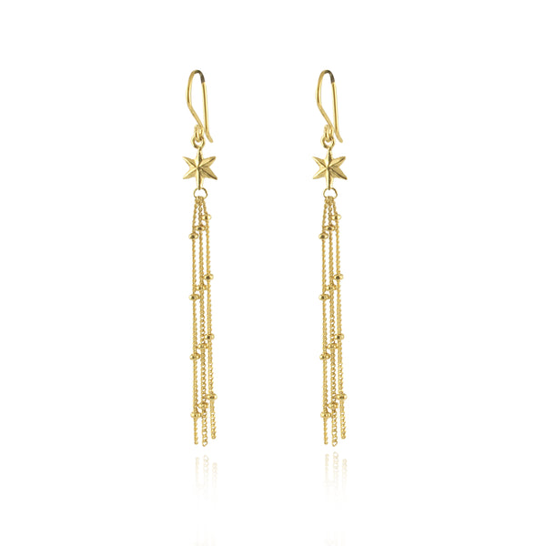 Shooting star earrings