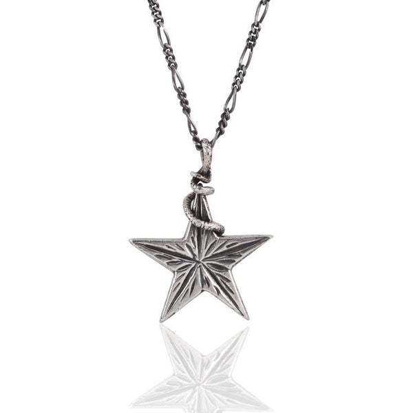 Snake Catching A Star Pendant Product Shot Sub