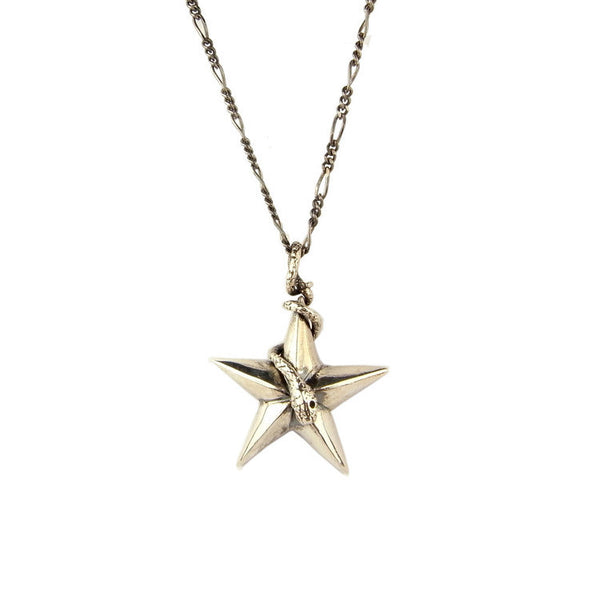 Snake Catching A Star Pendant Product Shot Main