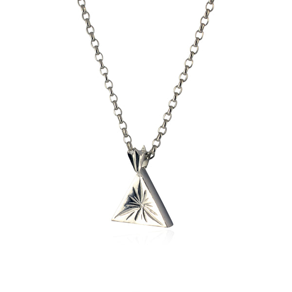 Triangle eye necklace